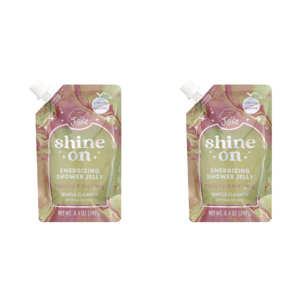 Shine On by Justice Energizing Shower Jelly – 2 Pack, 8.4 oz Each 16.8 oz Total